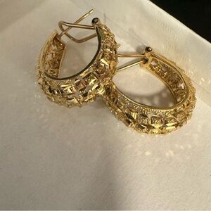 Heavy 14K Hoop Earrings